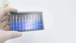 Dental Polishing HP 2.35mm Tungsten Carbide Steel Burs bur Tooth Drill Fit dental low speed straight handpiece
