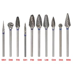 Dental Polishing HP 2.35mm Tungsten Carbide Steel Burs bur Tooth Drill Fit dental low speed straight handpiece