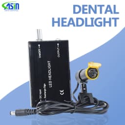 DEASIN Dental 5W Wireless Headlight Headlamp With Glasses Clip Portable Binocular Light For Dental Lab Medical Dental Magnifier