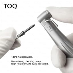 New Low Speed Handpiece 20:1 Ti Max LED Fiber Optic Implant Surgery Contra Angle Handpiece Air Turbine