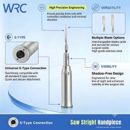Dental Oral Surgery Saw Handpiece for Implantology Dental Reciprocating Saw Blade Bone reduction Handpiece Dentistry Accessories