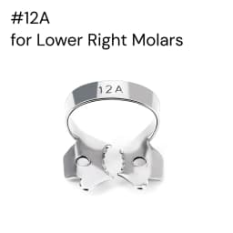 JUMTOP Dental Rubber Dam Clamps Stainless Steel Endodontic Restorative Barrier Clips Dentistry Instruments