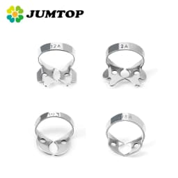 JUMTOP Dental Rubber Dam Clamps Stainless Steel Endodontic Restorative Barrier Clips Dentistry Instruments