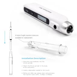 JUMTOP Dental Anesthesia Injector Oral Anesthesia Syringe Painless Pen Accurate Injection Assuring Safety and Reliablility