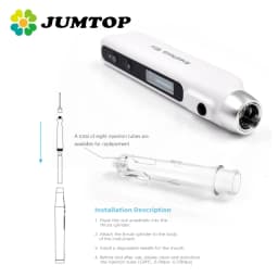 JUMTOP Dental Anesthesia Injector Oral Anesthesia Syringe Painless Pen Accurate Injection Assuring Safety and Reliablility