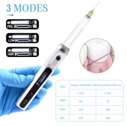 JUMTOP Dental Anesthesia Injector Oral Anesthesia Syringe Painless Pen Accurate Injection Assuring Safety and Reliablility