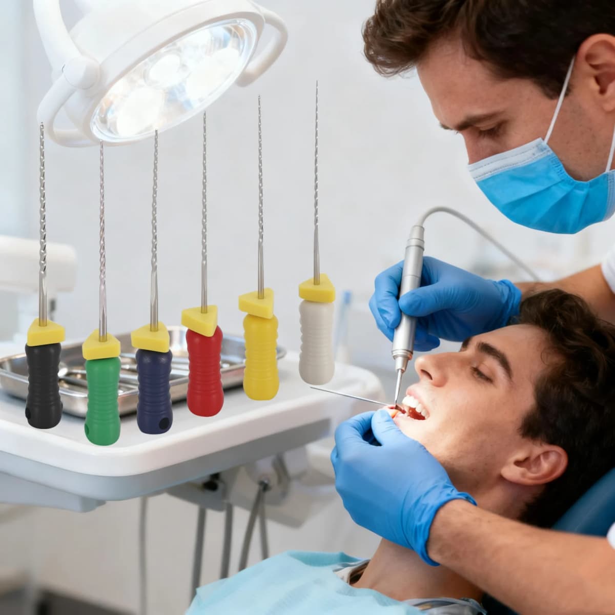 10packs Dental Endodontic Stainless Steel H/K/R-FILES Endo Root Canal File Rotary Reamer Hand Use Files