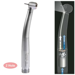 KAVO Style Dental E-generator LED Fiber Optic Turbine /No-LED Push Button High Speed Handpiece 4 Hole Burr US Stock / Burs
