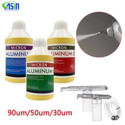 Dental Sandblasting Powder 30μm 50μm 90μm Micron Aluminum Oxide Powder For Air Jet Flow Alumina Sandblaster Teeth Polishing