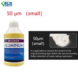 Dental Sandblasting Powder 30μm 50μm 90μm Micron Aluminum Oxide Powder For Air Jet Flow Alumina Sandblaster Teeth Polishing