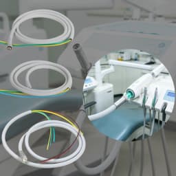 Dental Silicone Tube Tubing Hose Cable For High Speed Inner Water Handpiece Connector 2/4/6 Hole T2/4/6