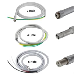 Dental Silicone Tube Tubing Hose Cable For High Speed Inner Water Handpiece Connector 2/4/6 Hole T2/4/6