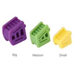 JUMTOP Dental Mouth Opener Occlusal Pad Teeth Prop Bite Rubber Retractor Orthodontic Supplies Dentistry Tools