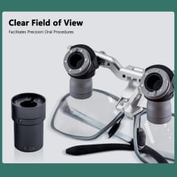 ASLL203 CE approval 4X 5X 6X Dental Ergo Loupes Magnification 48° Adjustable Angle 350-450mm Working Distance Dentist Surgical M