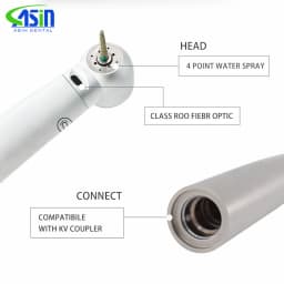1 Pcs Kv Type Dental Led QUICK Coupler 6 Holes Fit For Fiber Optic LED Turbine Handpiece Dental Material Dentistry Tools