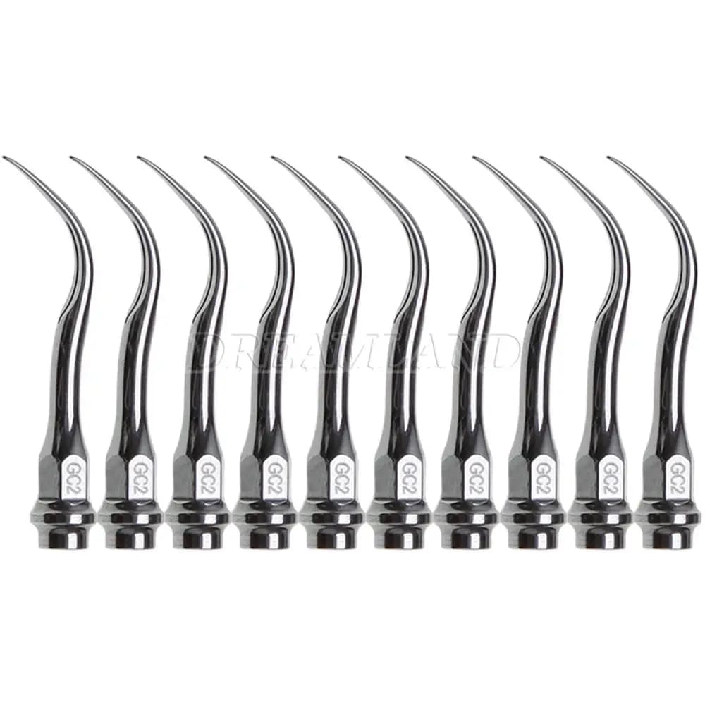10pcs Sickle Insert GC2 Universal Scaler Tip Fit  KaVo PIEZOLux Scaler Ultrasonics Handpiece