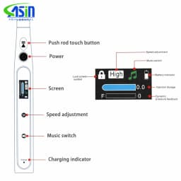 Oral Anesthesia Injector Painless Electric Wireless Local Anesthesia Injection LCD Display Dental Clinical Veterinary Equipment