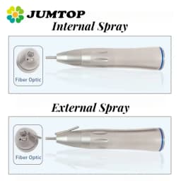 JUMTOP Dental 1:1 Straight Handpiece Implant Direct Drive Low Speed Straight Handpiece with Internal/External Water Spray