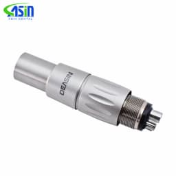 Compatible NS* Quick Coupler Dental 2/4/6Hole Fiber optic Quick Coupler Swivel Coupling with LED