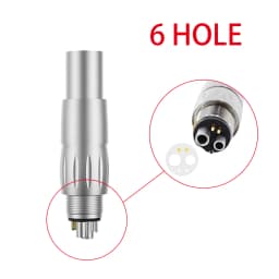 Dental High Speed Handpiece Dental Air Turbine Hand Piece Rotor Tip N-coupling Type With Stainless Steel Body For Teeth Whiting
