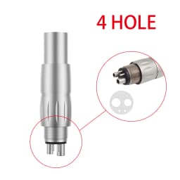 Dental High Speed Handpiece Dental Air Turbine Hand Piece Rotor Tip N-coupling Type With Stainless Steel Body For Teeth Whiting