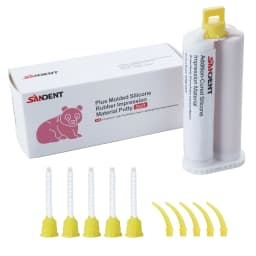 SANDENT Dental Impression Gun Mixing Dispensing Dispenser Silicon Rubber Delivery Gun/Impression Material VPS Light Body