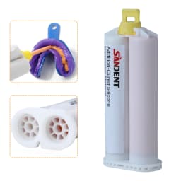 SANDENT Dental Impression Gun Mixing Dispensing Dispenser Silicon Rubber Delivery Gun/Impression Material VPS Light Body