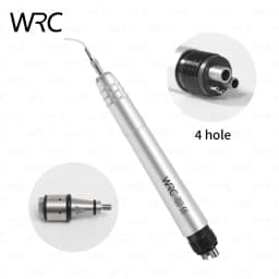 Dental Air Scaler Handpiece 2/4 Holes with G1 G2 G3 Tips 17000Hz Pneumatic Tooth Cleaning Tool for Dental Clinic Dentist Use