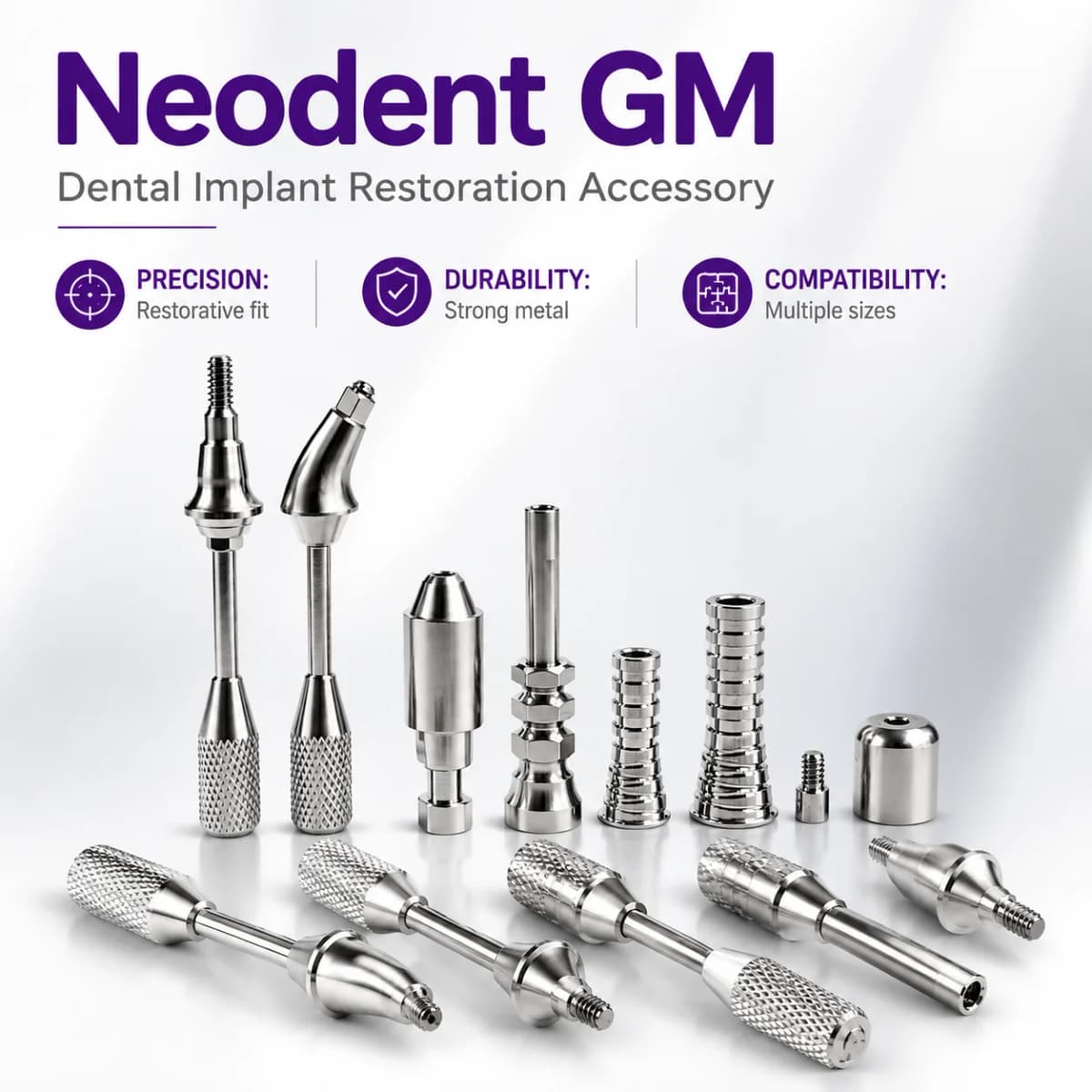 Compatible For Neodent GM 17° Multi‑unit Angled Abutment GM 30° Mini Conical MUA Angled Abutment Dental Implant Accessories