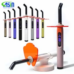 DEASIN 1 Set Dental Wireless LED Curing Light Resin Curing Machine Digital Display Led Dental Photopolymerizer Lamp