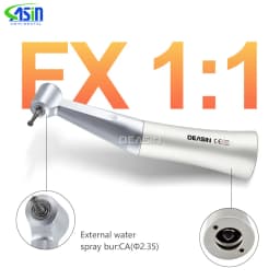 FX Style Slow Speed Handpiece Push Button 1:1 Ratio Contra Angle With Ball Bearing Polishing Dentist Tool