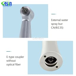 FX Style Slow Speed Handpiece Push Button 1:1 Ratio Contra Angle With Ball Bearing Polishing Dentist Tool