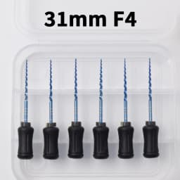Glin Dental NiTi Hand Use Blue Endodontics Files For Root Canal Treatment Heat Activated Dentist Material F4 F5 Instrument