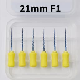 Glin Dental NiTi Hand Use Blue Endodontics Files For Root Canal Treatment Heat Activated Dentist Material F4 F5 Instrument