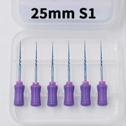 Glin Dental NiTi Hand Use Blue Endodontics Files For Root Canal Treatment Heat Activated Dentist Material F4 F5 Instrument