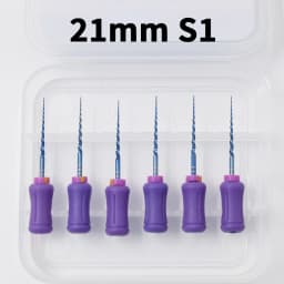 Glin Dental NiTi Hand Use Blue Endodontics Files For Root Canal Treatment Heat Activated Dentist Material F4 F5 Instrument