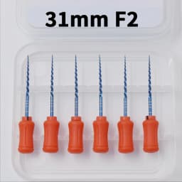 Glin Dental NiTi Hand Use Blue Endodontics Files For Root Canal Treatment Heat Activated Dentist Material F4 F5 Instrument