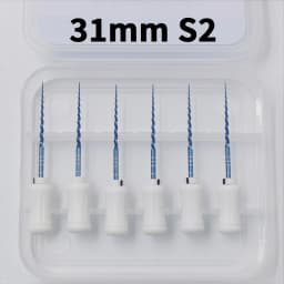 Glin Dental NiTi Hand Use Blue Endodontics Files For Root Canal Treatment Heat Activated Dentist Material F4 F5 Instrument