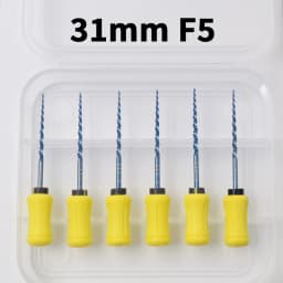 Glin Dental NiTi Hand Use Blue Endodontics Files For Root Canal Treatment Heat Activated Dentist Material F4 F5 Instrument