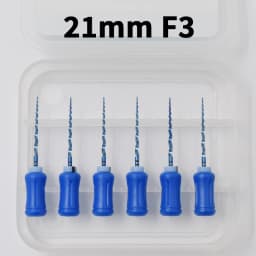 Glin Dental NiTi Hand Use Blue Endodontics Files For Root Canal Treatment Heat Activated Dentist Material F4 F5 Instrument