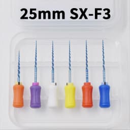 Glin Dental NiTi Hand Use Blue Endodontics Files For Root Canal Treatment Heat Activated Dentist Material F4 F5 Instrument