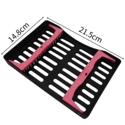 JUMTOP Dental Instrument Rack Placing Case for Composite Resin Spatulas Autoclave Sterilization Box Tray Holder Dentist Tools