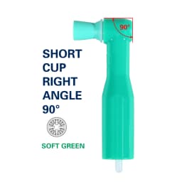 360° Swivel Dental Cordless Electric Hygiene Polishing Prophy Handpiece LCD Screen 4:1 Nose Cone + 2 Prophy Angles