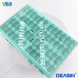 48/96 Pcs Preformed Stainless Steel Dental Temporary Crowns Primary Molar Crown Kit for Adults & Kids