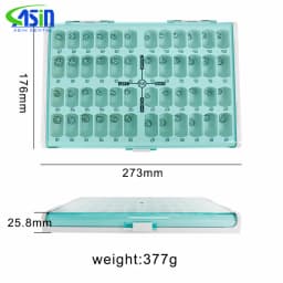 48/96 Pcs Preformed Stainless Steel Dental Temporary Crowns Primary Molar Crown Kit for Adults & Kids