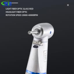DEASIN Dental Low Speed Fiber Optic Contra Angle Handpiece X25LKV1 Dental 1:1 Handpiece