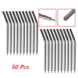 Dental 3-Way Air Water Syringe / Disposable Spray Tips Triple Nozzles Tubes Tips Mix Color