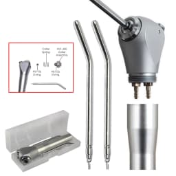Dental 3-Way Air Water Syringe / Disposable Spray Tips Triple Nozzles Tubes Tips Mix Color
