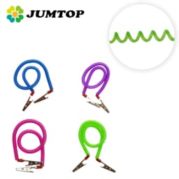 JUMTOP Dental Double Head Spring Expansion Scarf Clip Multi-Color Napkin Holder Bib Clip Scarf Clip for Dental Use
