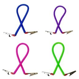 JUMTOP Dental Double Head Spring Expansion Scarf Clip Multi-Color Napkin Holder Bib Clip Scarf Clip for Dental Use